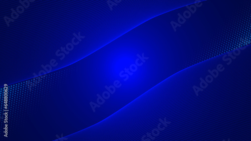 Abstract cyan color dot circle background, and blue color light