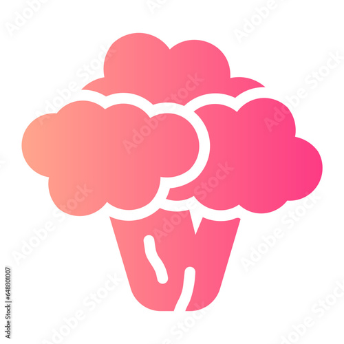 cauliflower gradient icon