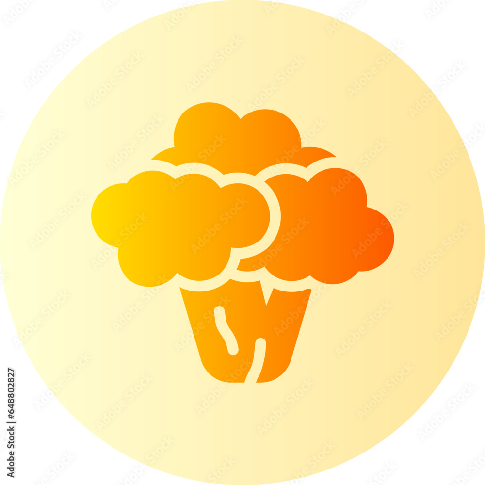 cauliflower gradient icon