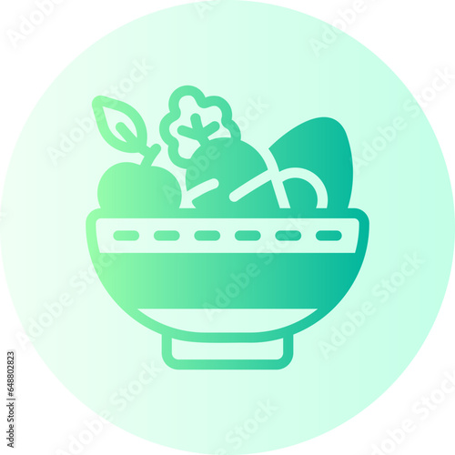salad gradient icon