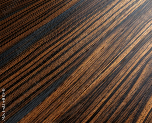 Natural Wood Texture: Abstract Timber Background - Ebony Wood 2