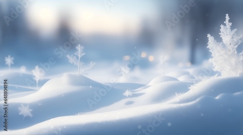 雪にの風景/Generative AI
