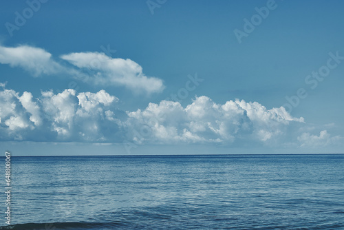 blue sky with clouds