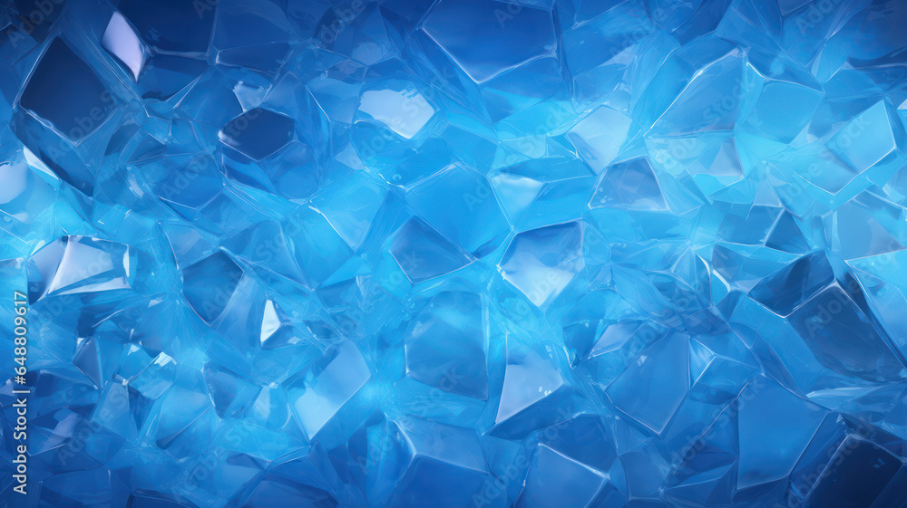 Minimalistic blue ice texture with delicate geometric shapes Minimalistic blue ice texture with delicate geometric shapes