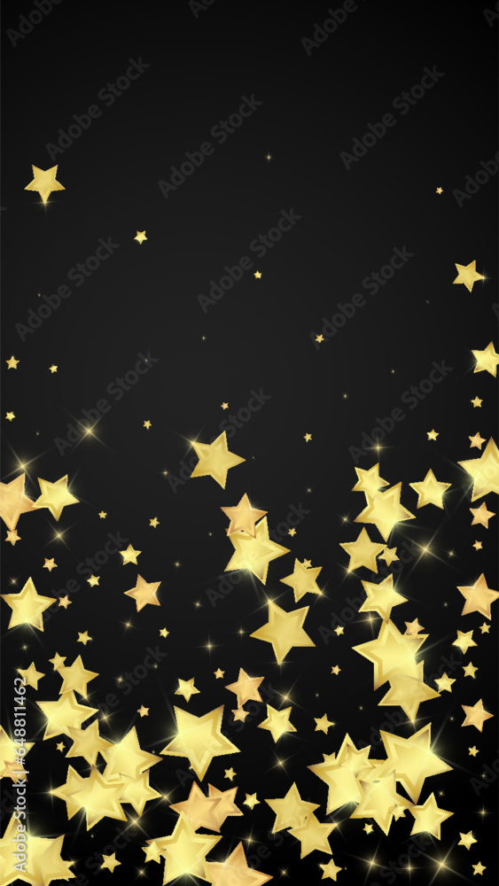 Magic stars vector overlay. Gold stars scattered Magic stars vector overlay. Gold stars scattered