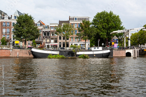 Les canaux d'Amsterdam, Pays-Bas, Europe