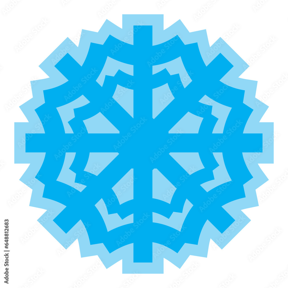 Snow flake vector icon Snow flake vector icon