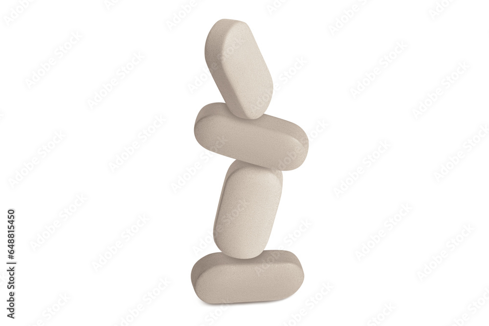 Natural capsules and pills standing vertically on top of each other. on isolated transparent background Natural capsules and pills standing vertically on top of each other. on isolated transparent background
