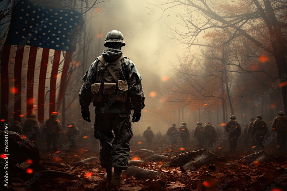 Veterans Day is observed on November 11th each year to honor and celebrate military veterans United States Armed Forces.Generated with AI Veterans Day is observed on November 11th each year to honor and celebrate military veterans United States Armed Forces.Generated with AI