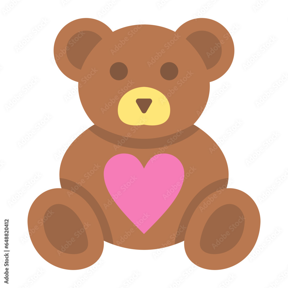 Obraz premium Teddy bear Icon