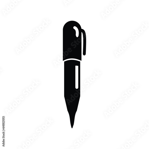 business office ballpoint pen icon