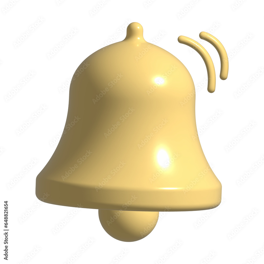 Notification Icon 3D Rendering Notification Icon 3D Rendering