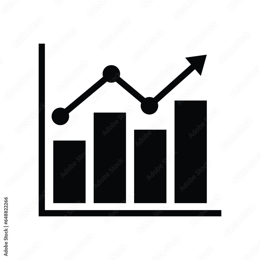 upward rising bar graph icon design with arrow representing financial economic growth for business web and corporate office upward rising bar graph icon design with arrow representing financial economic growth for business web and corporate office