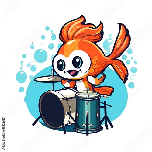 Cute Chibi Animal Cartoon Illustration