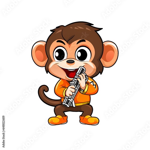 Cute Chibi Animal Cartoon Illustration