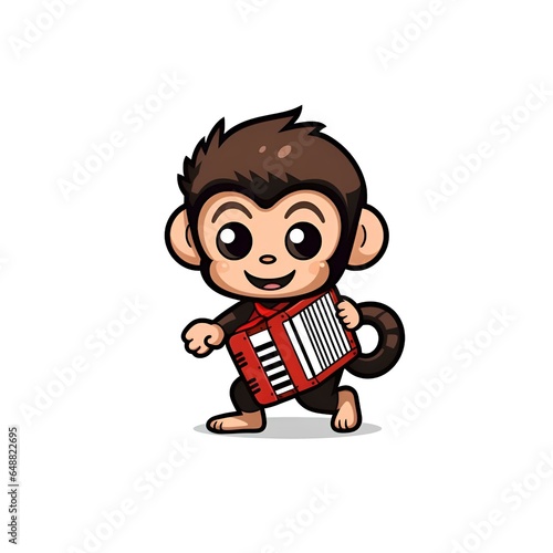 Cute Chibi Animal Cartoon Illustration