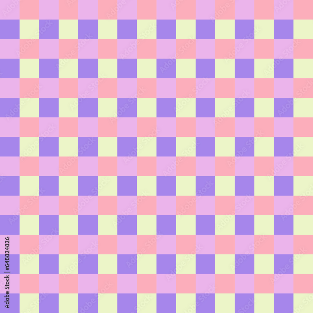 seamless pattern pastel with squares