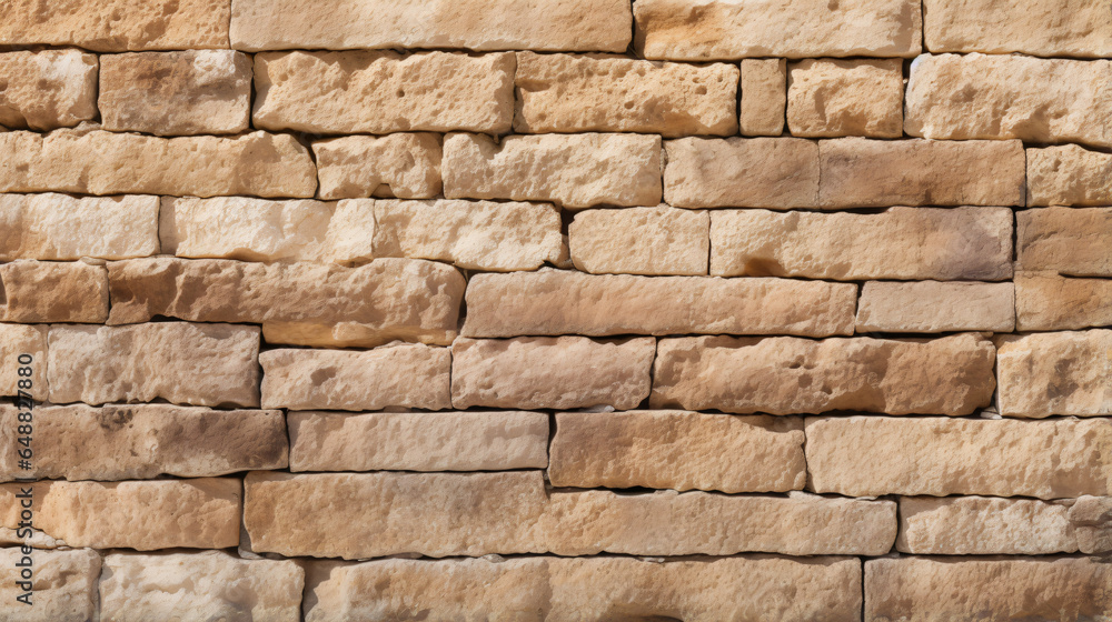 Ancient weathered brown wall limestone like background