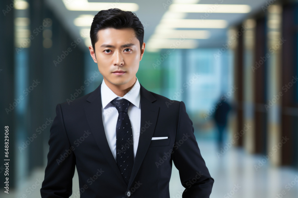 Chinese man in a business suit Chinese man in a business suit
