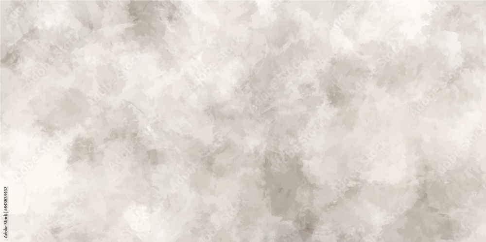 Fototapeta premium light gray watercolor background. Hand drawn Watercolor light grey background. On a rough texture paper and gradient frame