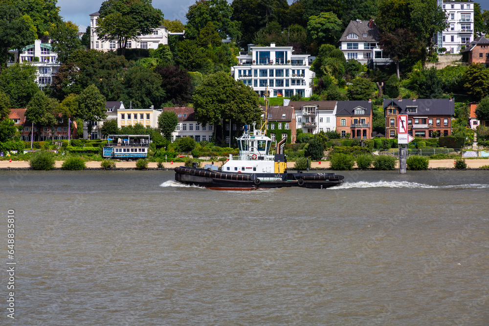 Fototapeta premium Port de Hambourg, Allemagne, Europe