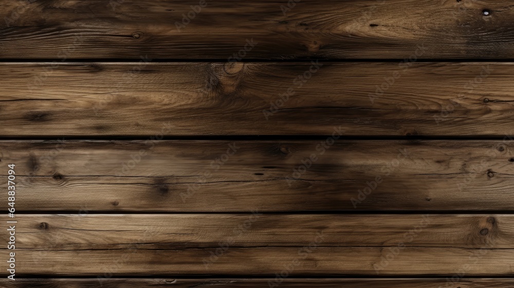 Seamless rustic brown wood texture background, AI generated Seamless rustic brown wood texture background, AI generated