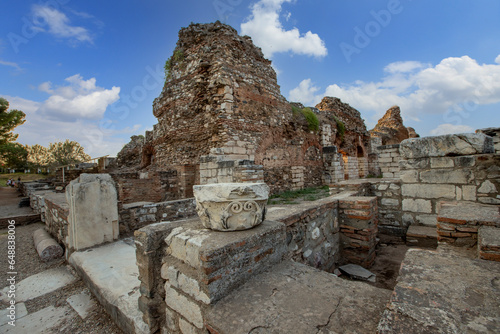 Sardis is an ancient city located near the town of Sart in the Salihli district of Manisa and was the capital of the Lydian state. It was founded in 1300 BC and destroyed in 1200 AD.