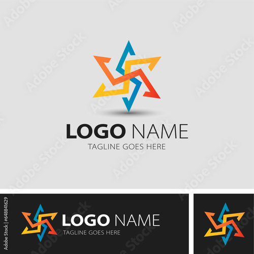 Simple letter SSS monogram logo design