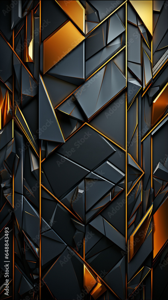 luxurious dark golden geometric motifs set off by quality black. luxurious dark golden geometric motifs set off by quality black.