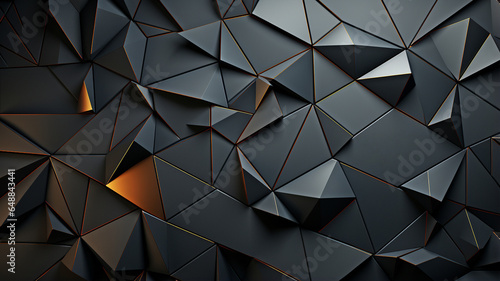 luxurious dark golden geometric motifs set off by quality black.