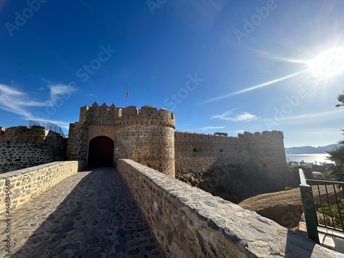 CASTILLO DE ALMUÑECAR ATARDECIENDO