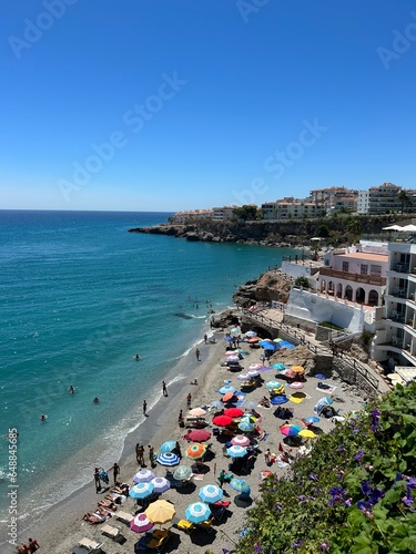 VISTAS DE LA PLAYA DESDE MIRADOR DE EUROPA EN NERJA