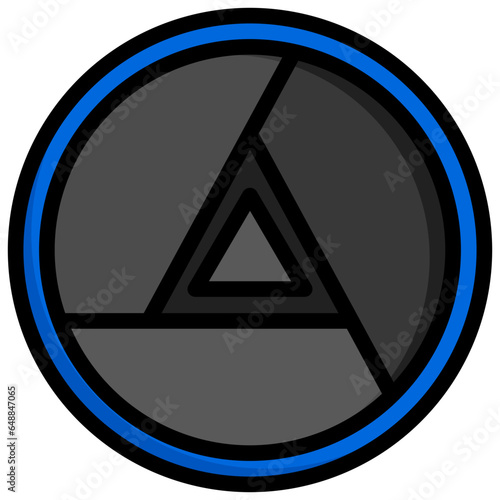 DIAPHRAGM filled outline icon,linear,outline,graphic,illustration