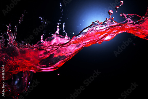 Red Water Splashs