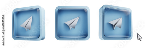 Free Download share 3d icon multiple angle with transparent background. apps and technology concept . 3d rendering illustration - GFXLoad