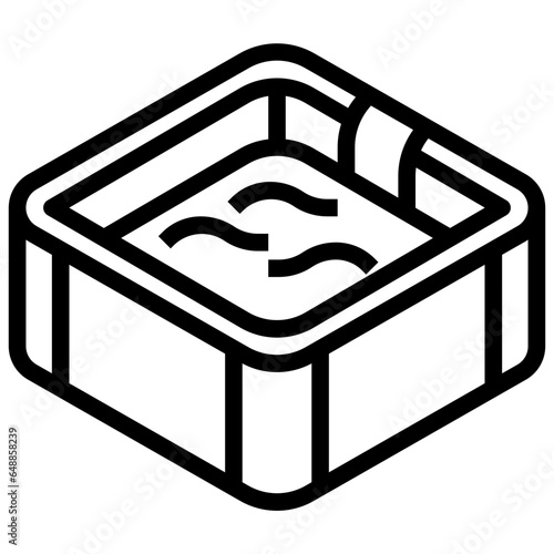 JACUZZI filled outline icon,linear,outline,graphic,illustration