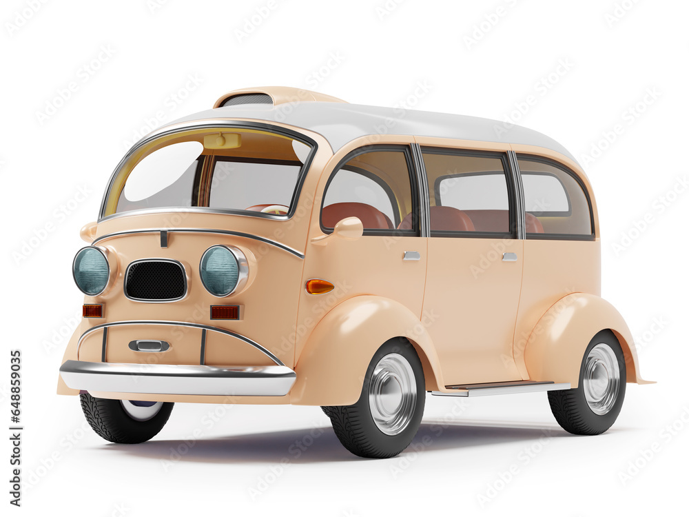 minivan microcar retrofuturism
