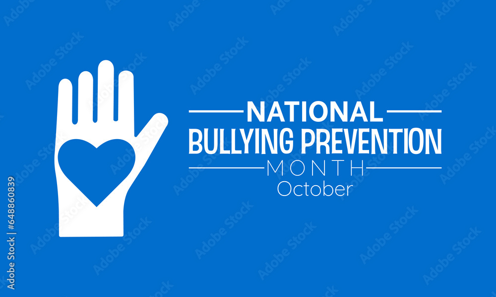 National Bullying Prevention Month Raises Awareness, Empathy, and Advocacy for Safer Communities. Vector Illustration Template. National Bullying Prevention Month Raises Awareness, Empathy, and Advocacy for Safer Communities. Vector Illustration Template.