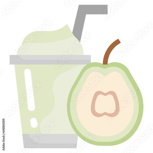 GUAVA filled outline icon,linear,outline,graphic,illustration