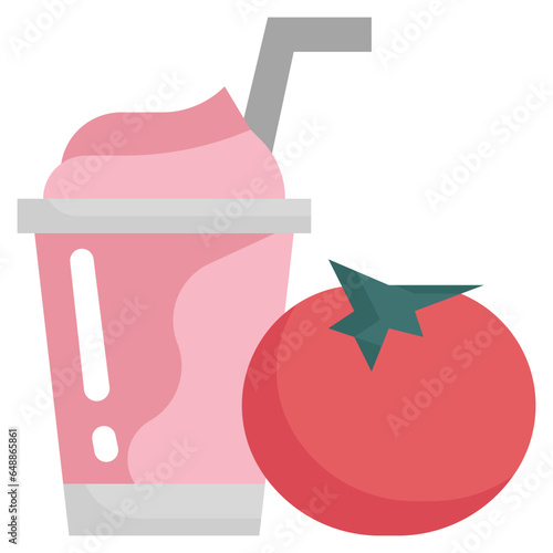 TOMATO filled outline icon,linear,outline,graphic,illustration