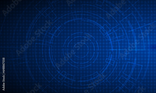 Sci fi futuristic user interface, HUD, Technology abstract background , Vector illustration.	
