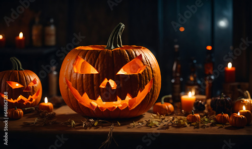 halloween pumpkin © Artworld AI