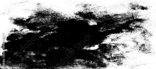 Dark grunge urban texture vector. Distressed overlay texture. Grunge background. Abstract obvious dark worn textured effect. Vector Illustration. Black isolated on white. EPS10.