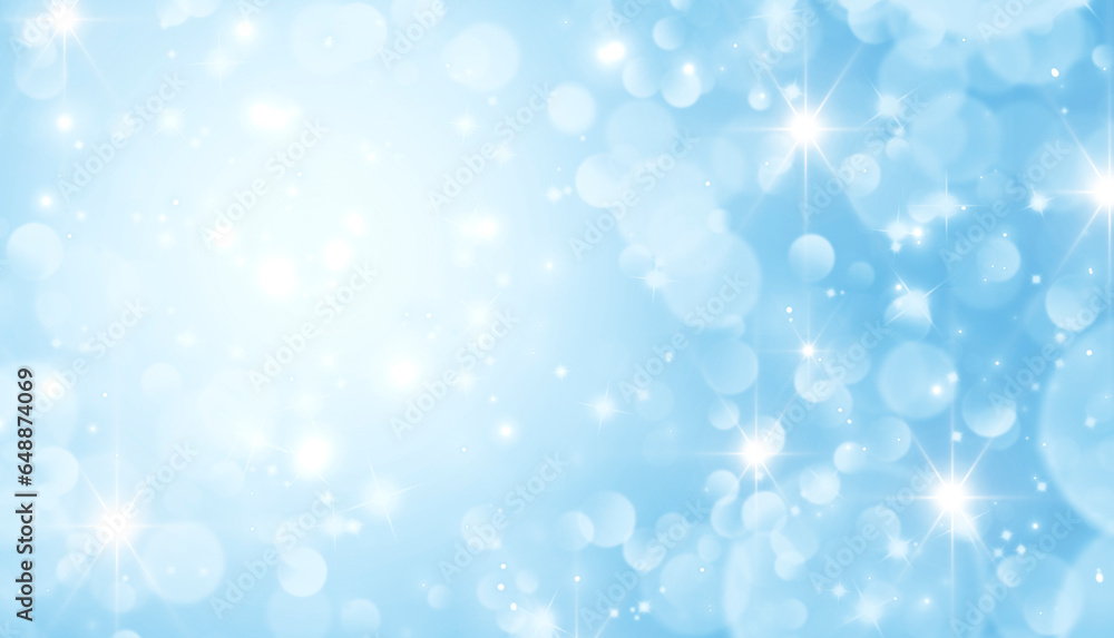 Defocused blue glowing lights background Defocused blue glowing lights background