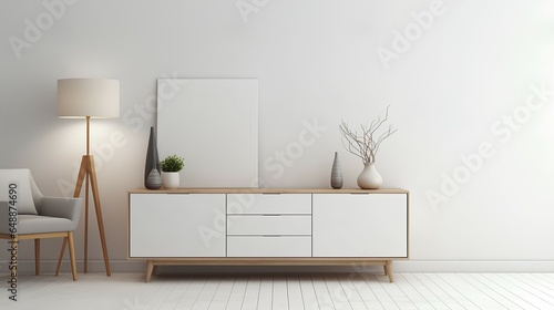 modern living room Interior 3d rendering design ai generated © Ilham