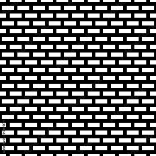 Seamless surface pattern design with blocks. Bricks cladding wall. Rectangle slabs tessellation vector. Repeated white dashes ornament background. Mosaic motif. Walling wallpaper. Vector digital paper