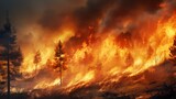 Destructive forest fire, Generative AI