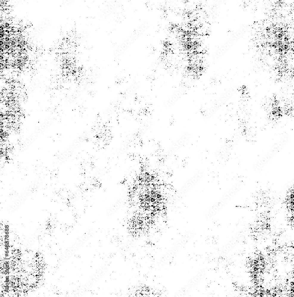 Monochrome texture composed of irregular graphic elements. Distressed uneven grunge background. Abstract vector illustration. Overlay for interesting effect and depth. Isolated on white background. Monochrome texture composed of irregular graphic elements. Distressed uneven grunge background. Abstract vector illustration. Overlay for interesting effect and depth. Isolated on white background.