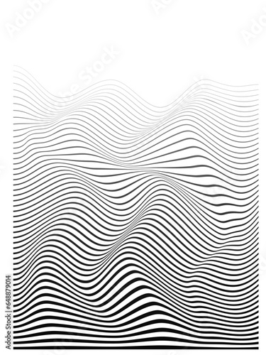 Abstract wave line background. Vector geometric background. Modern stylish texture. Abstract bg.