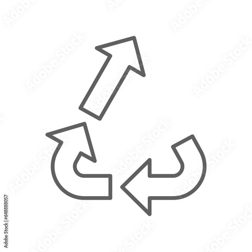 upcycle icon. Upcycling Recycle Sustainability. sustainable development reuse for ecological. Zero waste lifestyle outline style editable stroke vector illustration design on white background EPS 10